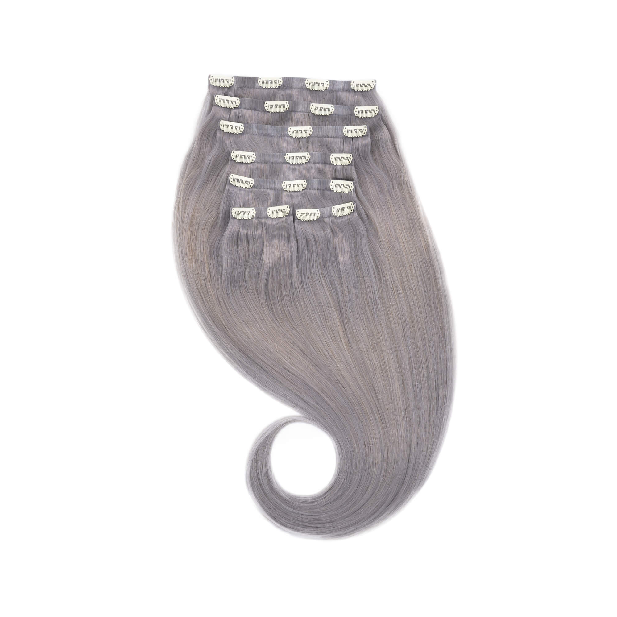 Clip-In extensions senza cucitura - grigio scuro #DG