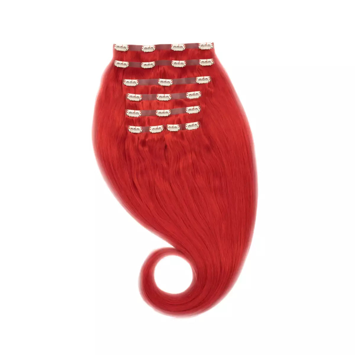 Clip-in-Extensions nahtlos rot #R